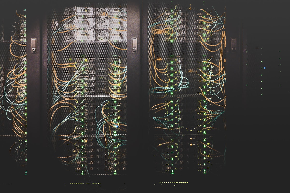 Network cables and server racks — the infrastructure under a live product