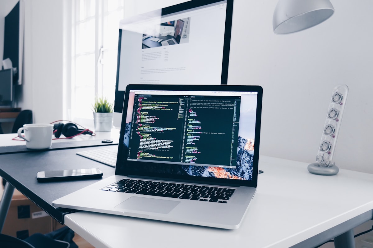 Laptop open on a desk — a place to build, not just chat